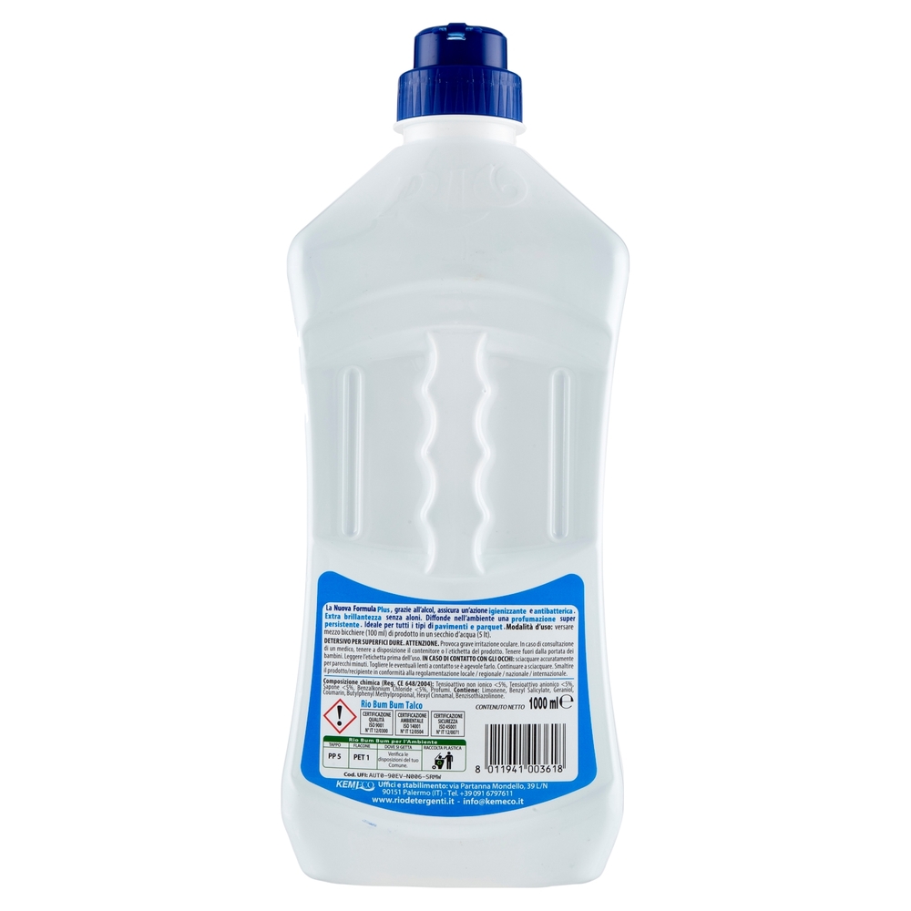 Rio Bum Bum Plus Pavimenti Talco 1000 ml